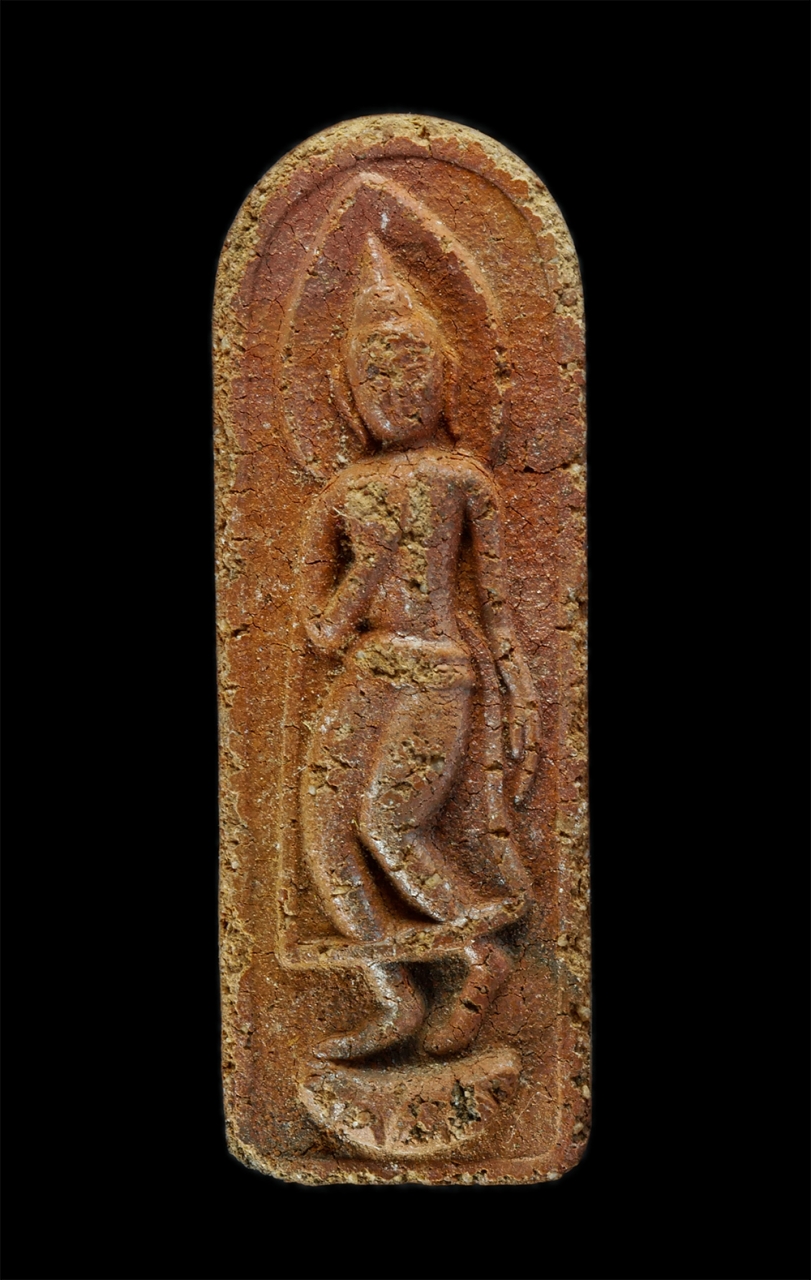 31Jul24 (34)p.jpg - พระลีลา หลวงพ่อจ้าย กตปุญโญ วัดไผ่เกาะโพธิ์งาม ต.ดอนตาล อ.เมือง จ.สุพรรณบุรี เนื้อดินเผา พระเก่าสวย มวลสารดี  | https://kamulet.in.th